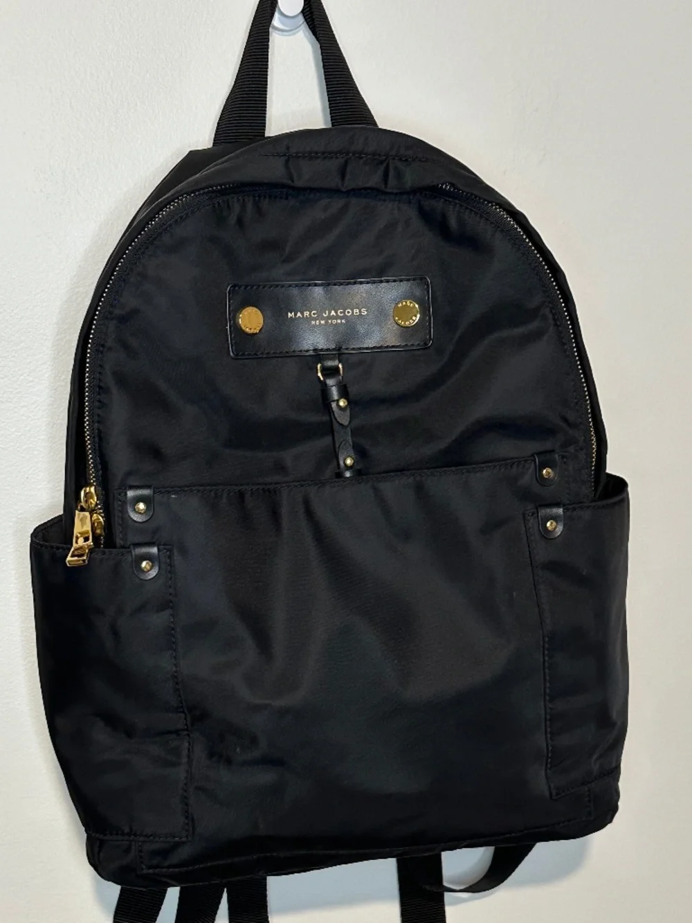 Marc Jacobs Preppy Nylon Backpack Black